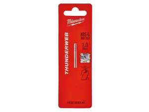 Milwaukee 4932352345 HSS-G THUNDERWEB Metal Drill Bits 2 10mm OL:34mm WL:12mm