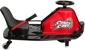 Razor Crazy Cart Electric Go Kart Ride On - Red & Black