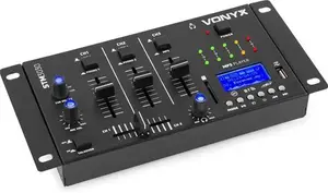 Vonyx STM3030 4 Channel DJ Mixer With Bluetooth