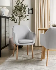 Dining Chair YORKVILLE II Velvet Grey