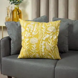 Ashley Wilde Turi Floral Feather Filled Cushion