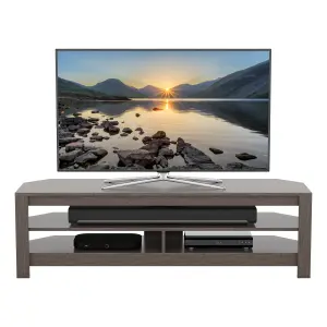 AVF Calibre 1.4m TV Stand, for TVs up to 65" - Grey Oak