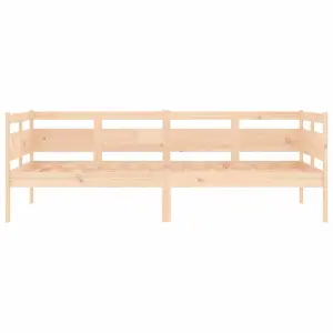 Berkfield Day Bed Solid Wood Pine 90x190 cm