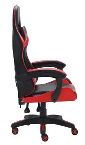 Remus Gaming Swivel Chair Black Red