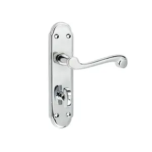 Marlow St Paul Door Handle (Set of 2) Polished Chrome