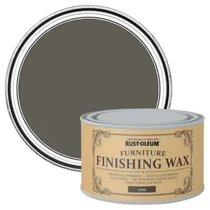 Rust-Oleum Dark brown Matt Furniture Wax Finishing wax, 0.4L