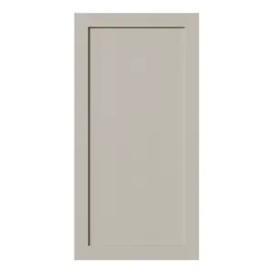 Tydeman Matt pebble Shaker 50:50 Larder/fridge freezer Cabinet door (W)600mm (H)1181mm (T)20mm