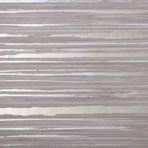 GoodHome Lucidum Grey Metallic effect Striped Smooth Wallpaper