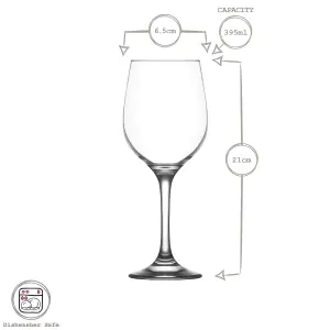 LAV 395ml Fame Wine Glasses - Full Colour - Pack of 12