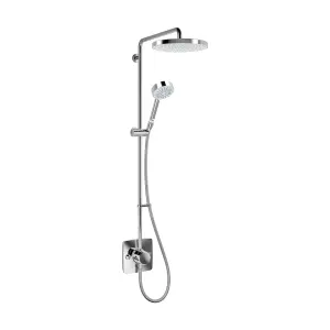 Mira Beacon Chrome effect Rear fed Shower