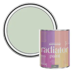 Rust-Oleum Laurel Green Satin Radiator Paint 750ml