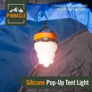 Collapsible Battery Powered Lantern Flickering Light Effect Camping Lamp