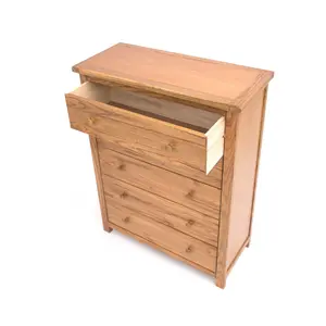 Trivento 5 Drawer Chest of Drawers Wood Knob