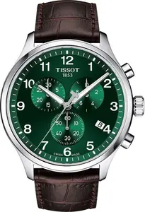 Tissot Chrono XL Classic 45mm Mens Watch Green T1166171609200 45mm - Tissot Watches