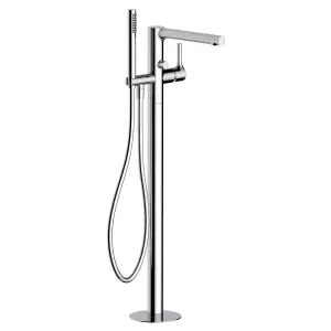 RAK Sorrento Polished Chrome Freestanding Bath Shower Mixer Tap Solid Brass