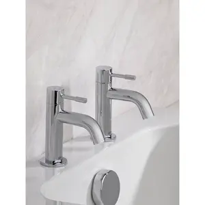 Mila Bath Pillar Tap Chrome