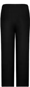 House Of Bruar Ladies Linen Mix Trousers - Black