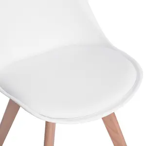 Nero Upholstered Side Chair (Set of 4) White