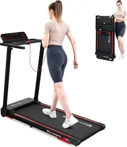 CITYSPORTS Folding Motorized Electric Treadmill, Foldable Walking Running Machine,2.0HP, For Home,Bluetooth Speaker,LED Display & Fitness App,Phone