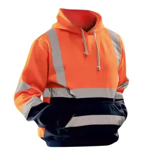 Yoko Mens High Visibility Pull-Over Hoodie