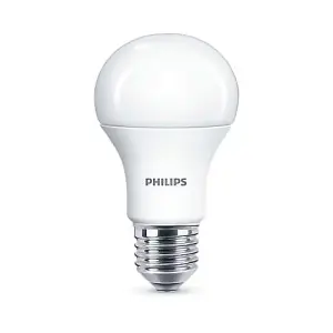 8 x Philips LED Frosted E27 Edison Screw 75w Warm White Light Bulbs Lamp 1055Lm