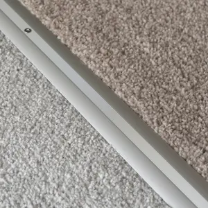 Anodised aluminium carpet profile cover strip door floor bar trim 1000mm x 20mm c68 silver