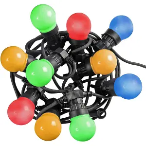 DAPHNE - CGC Multi Coloured LED Festoon Outdoor String Lights Kit