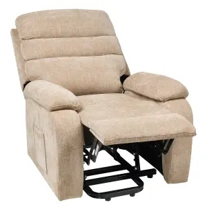 Electric Recliner Chair RISE Fabric Beige