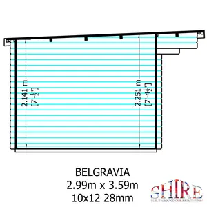 Defries 12 x 10 Ft. Tongue & Groove 28 mm Log Cabin