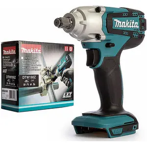 Makita DTW190Z 18v Cordless LXT 1/2" Impact Wrench Scaffolders + 9PC Socket Set