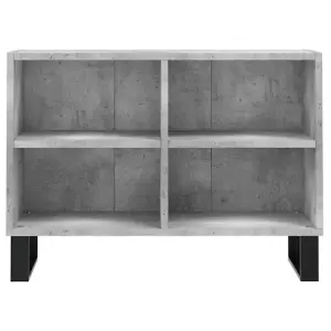 Berkfield TV Cabinet Concrete Grey 69.5x30x50 cm Engineered Wood