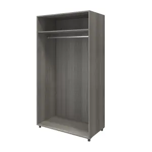 GoodHome Atomia Freestanding Matt grey oak effect Particle board Wardrobe (H)1925mm (W)1000mm (D)600mm