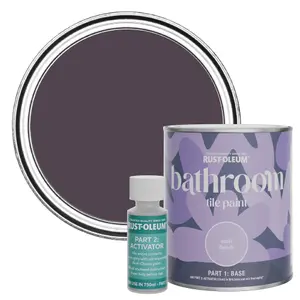 Rust-Oleum Grape Soda Matt Bathroom Tile Paint 750ml