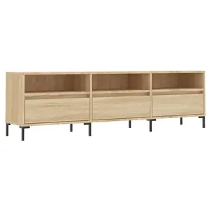 Berkfield TV Cabinet Sonoma Oak 150x30x44.5 cm Engineered Wood