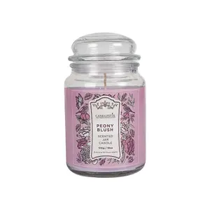 18Oz Scented Jar Candle Peony Blush 510g