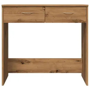 Berkfield Desk Artisian Oak 80x40x75 cm Engineered Wood