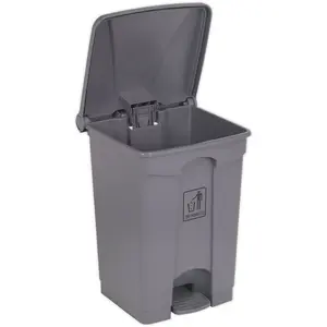 45 Litre Square Plastic Pedal Bin - Convenient Hands-Free Waste Disposal Solution