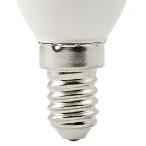 Diall E14 2.2W 250lm Frosted Candle Neutral white LED Light bulb