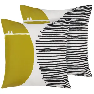 Set of 2 Outdoor Cushions PELAGO Multicolour