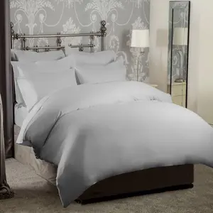 Belledorm 1200TC Cotton Duvet Cover Silver (Single)