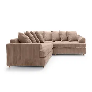 Ferguson Corner Sofa Brown Cord