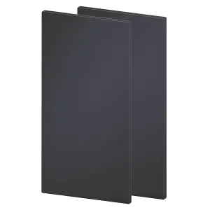 Ethos Matt indigo Standard Drawer end panel (H)680mm (W)595mm, Pack of 2