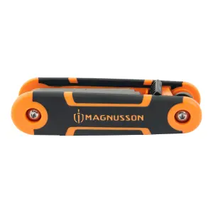 Magnusson 8 piece Chrome vanadium steel Foldable Hex key Set