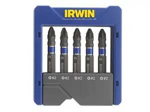 IRWIN - Pozidriv Impact Screwdriver Pocket Bit Set, 5 Piece