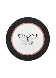 Rozi Blossom Collection Porcelain Side Plates, Set of 6