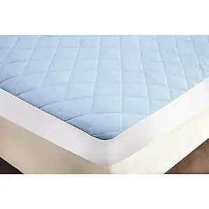 Just So Home King Size Cool Blue Gel Luxury Quilted Mattress Protector