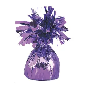 Unique Party Metallic Foil Tel Balloon Weight Lavender (One Size)