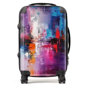 Vibrant Metropolis: A Palette Of Emotions Suitcase - Cabin