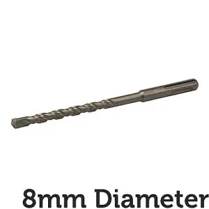 PRO 8mm x 160mm SDS Plus Masonry Drill Bit Tungsten Carbide Cutting Head Tip