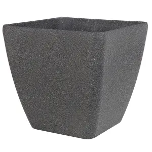 Set of 2 Plant Pots 49 x 49 x 49 cm Grey ZELI